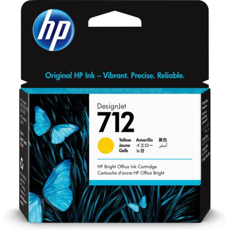 TINTA HP 712 AMARILLO - Imagen 1