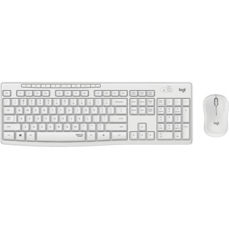 COMBO TECLADO RATON LOGITECH MK295 RF INALAMBRICO BLANCO - Imagen 1