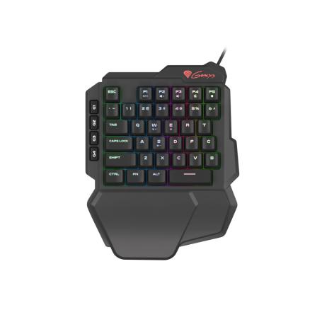 TECLADO KEYPAD GAMING GENESIS THOR 100 RGB - Imagen 1