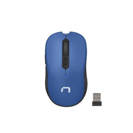 RATON NATEC TOUCAN WIRELESS 1600 DPI OPTICO AZUL-BLANCO - Imagen 1