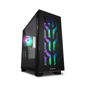 CAJA SHARKOON ELITE SHARK CA300T ATX 2XUSB3.0 SIN FUENTE NEGRO - Imagen 1