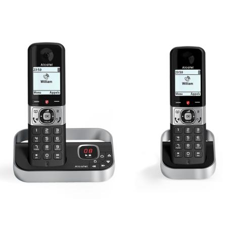 TELEFONO FIJO ALCATEL F890 VOICE DUO EU BLK - Imagen 1