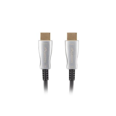 CABLE HDMI LANBERG M/M V2.0 OPTICO AOC 80M NEGRO - Imagen 1