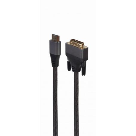 CABLE HDMI GEMBIRD A DVI MACHO MACHO 4K 1,8 "PREMIUM SERIES" - Imagen 1