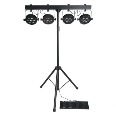 Showtec Compact Power Lightset MKII Incl. bolsa, interruptor de pie y soporte - Imagen 1