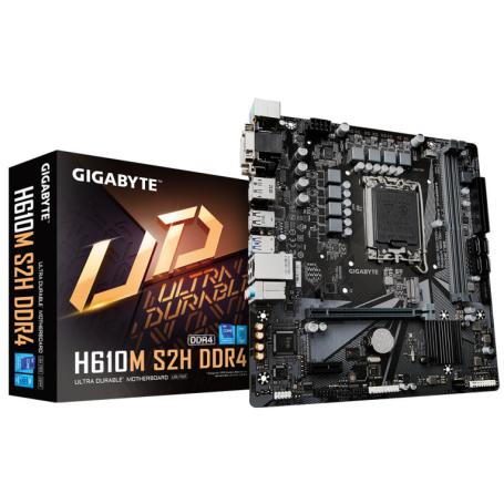 PLACA BASE GIGABYTE H610M S2H 1700 MATX 2XDDR4 - Imagen 1