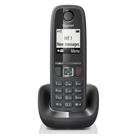 TELEFONO FIJO GIGASET AS405H  SUPLETORIO INALAMBRICO NEGRO - Imagen 1