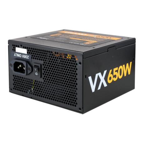 FUENTE ALIMENTACION NOX URANO VX650 650W 80+ BRONZE ATX NEGRO - Imagen 1