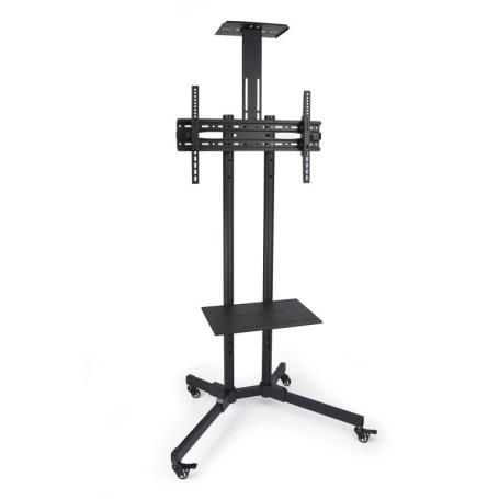 SOPORTE SUELO TV TOOQ FS1470M-B NEGRO - Imagen 1