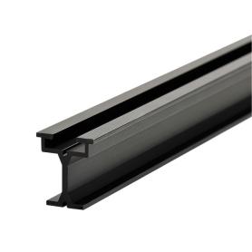 Wentex Eurotrack - Rail, Black 500 cm length - black (anodised) - Imagen 1