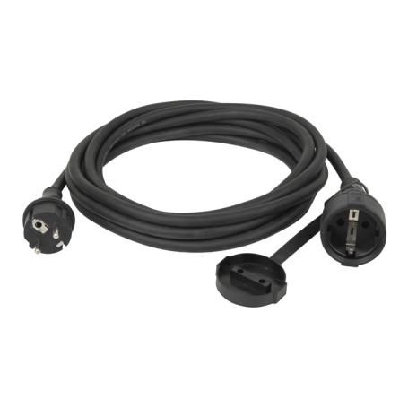 DAP Schuko Extension Cable - H07RN-F 3G 1.5 Cable alargador de alimentación de 1 m de longitud - Imagen 1