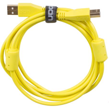 U95001YL - ULTIMATE AUDIO CABLE USB 2.0 A-B YELLOW STRAIGHT 1M - Imagen 1