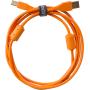 U95001OR - ULTIMATE AUDIO CABLE  USB 2.0 A-B ORANGE STRAIGHT 1M - Imagen 1