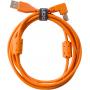 U95005OR - ULTIMATE AUDIO CABLE USB 2.0 A-B ORANGE ANGLED 2M - Imagen 1