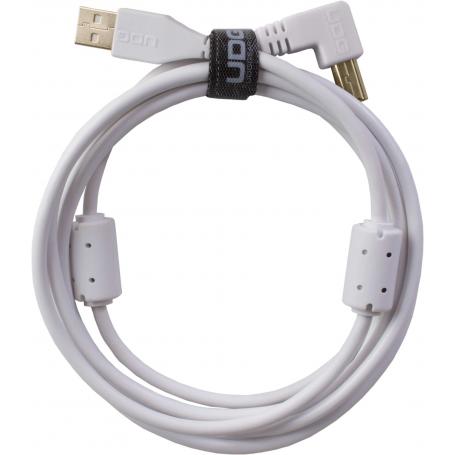 U95006WH - ULTIMATE AUDIO CABLE USB 2.0 A-B WHITE ANGLED 3M - Imagen 1