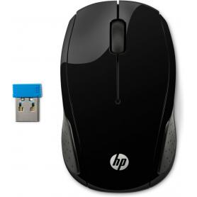 RATON HP 200 INALAMBRICO NEGRO - Imagen 1