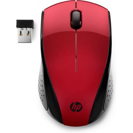 RATON 220 HP WIRELESS ROJO - Imagen 1