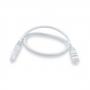 CABLE DE RED 3GO UTP CAT6 RJ45 0,5M BLANCO - Imagen 1