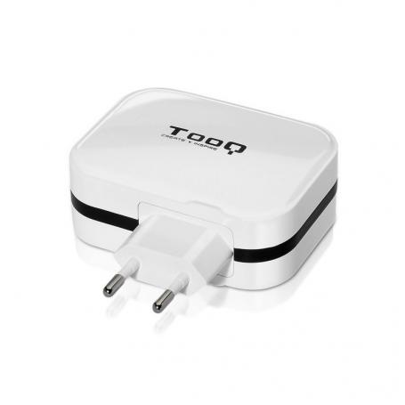 CARGADOR PARED TQWC-1SC04WT USB-C + USB A, 27W, BLANCO