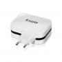 CARGADOR PARED TQWC-1SC04WT USB-C + USB A, 27W, BLANCO