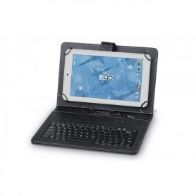 FUNDA TABLET CON TECLADO USB 3GO 10" NEGRA