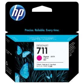 TINTA HP 711 MAGENTA PACK 3