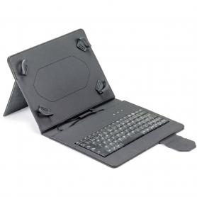 FUNDA TABLET MAILLON URBAN KEYBOARD USB 9.7"-10.2" NEGRO