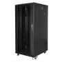 ARMARIO LANBERG RACK 19" 27U 600X800 FLAT PACK NEGRO PUERTA CRISTAL CON LCD