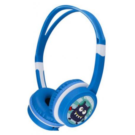 AURICULARES PARA NIÑOS GEMBIRD CONTROL DE VOLUMEN AZUL