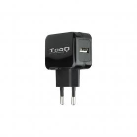 CARGADOR USB TOOQ 5V 2.4 A nEGRO