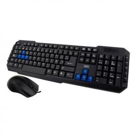 COMBO TECLADO+ RATON MULTIMEDIA 3GO DRILE NEGRO USB