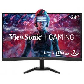 MONITOR VIEWSONIC VX2418-C 24"  VA LED GAMING CURVO