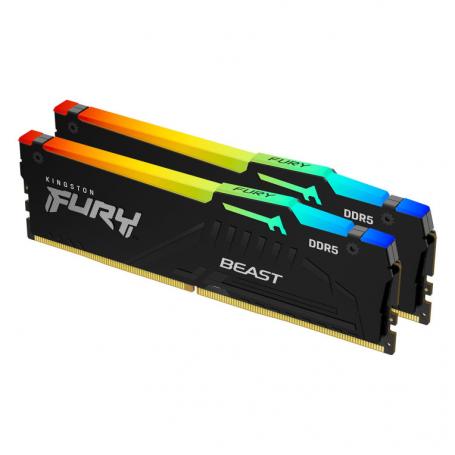 DDR5 KINGSTON 2X8GB 5200 FURY BEAST RGB