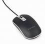 RATON GEMBIRD WIRED OPTICAL MOUSE USB BLACK SILVER