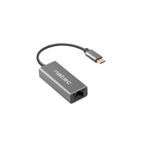 ADAPTADOR NATEC CRICKET USB-C 3.1 A ETHERNET RJ45 1GB