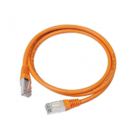 Cable CAT5E UTP moldeado 0,5m Naranja