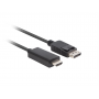 CABLE LANBERG DISPLAYPORT A HDMI MACHO-MACHO 5M