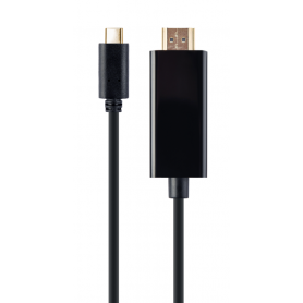 ADAPTADOR USB-C MACHO A HDMI-MACHO 4K 30HZ 2 M NEGRO