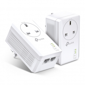 POWERLINE TP-LINK AV1000 KIT 2 UDS 2 PTOS GIGA CON ENCHUFE