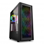 CAJA ATX SHARKOON RGB WAVE 2XUSB3.0 RGB SIN FUENTE NEGRO