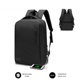 MOCHILA SUBBLIM MOCHILA PARA PORTÃTIL CITY BACKPACK 15,6" BLACK