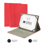 FUNDA TABLET SUBBLIM CLEVER STAND TABLET CASE 10,1" RED