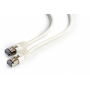 CABLE RED GEMBIRD FTP CAT6 0,25M BLANCO