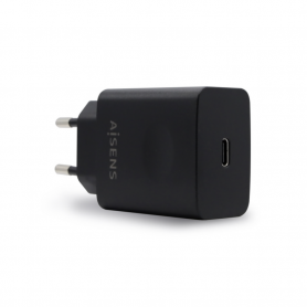 CARGADOR AISENS 20W USB-C PD3.0 RETAIL 1xUSB-C 20W NEGRO