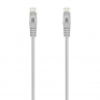 AISENS CABLE DE RED LATIGUILLO RJ45 LSZH CAT.6A 500 MHZ UTP AWG24 GRIS 30CM