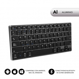 TECLADO SUBBLIM KEYBOARD ADVANCE COMPACT GREY