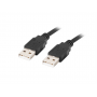 CABLE USB 2.0 LANBERG MACHO/MACHO 0.5M NEGRO