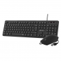 COMBO TECLADO RATON SUBBLIM BUSINESS SLIM SILENCIOSO CON CABLE USB