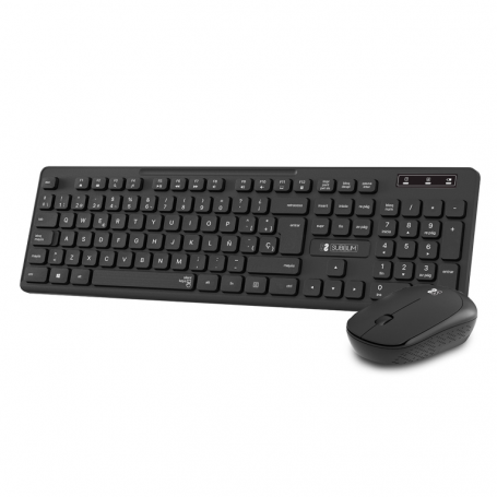 COMBO TECLADO RATON SUBBLIM BUSINESS SLIM SILENCIOSO INALAMBRICO 2.4G