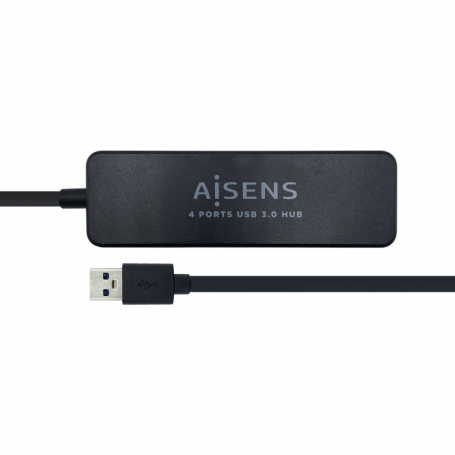 HUB AISENS USB 3.0 TIPO A M-4XTIPO A H NEGRO 30CM